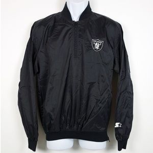 Vintage 90s Starter Oakland Raiders Nylon Jacket S